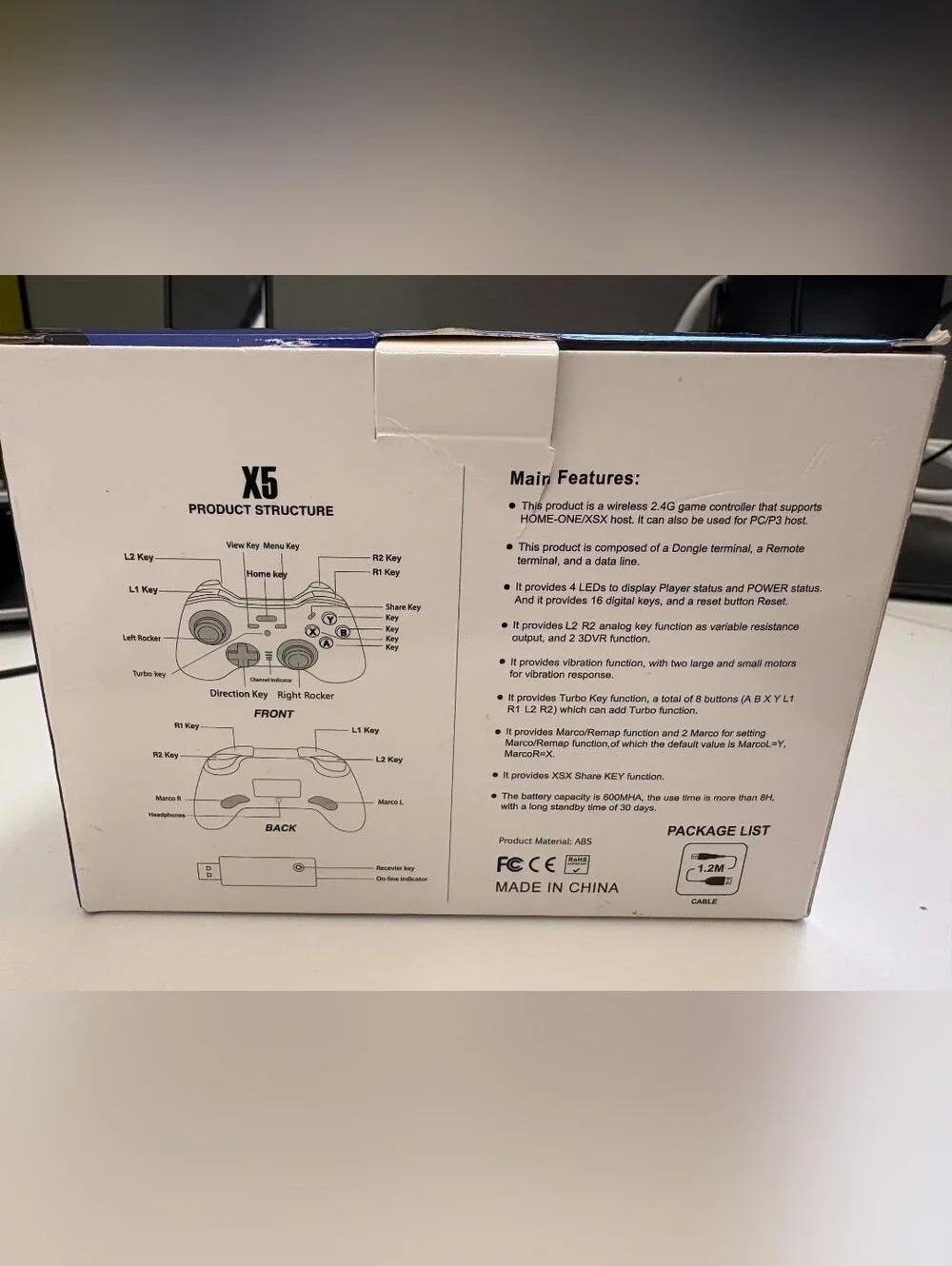 X5 Witeless Joystick (for One, PC, XSX and P3)